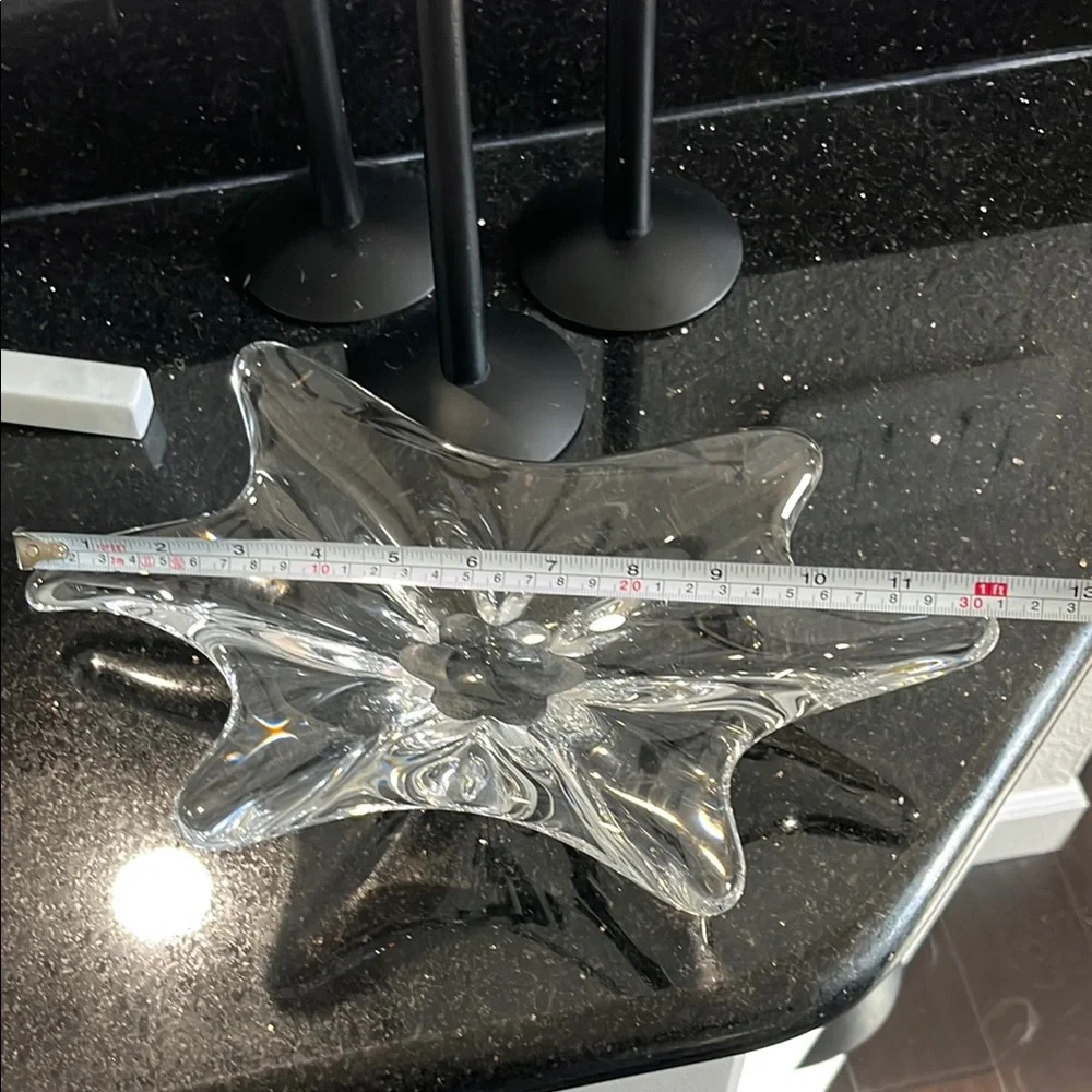 Vintage Crystal Decorative Dish Modern Design - Picture 8 of 10